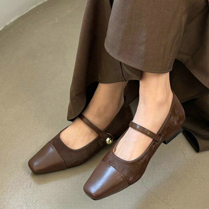여성용 메리 제인 슈즈, 우아한 청키 슈즈, 디자이너  - Sandals 리뷰 및 가격