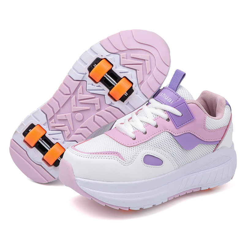 어린이용 롤러스케이트, 4개의 바퀴가 달린 분리형 스니 - Women'S Shoes 리뷰 및 가격