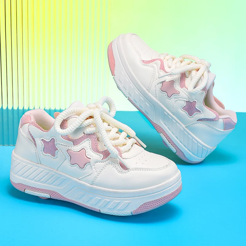 어린이용 롤러스케이트 신발, 남아/여아용 휠이 달린 운 - Running Shoes 리뷰 및 가격