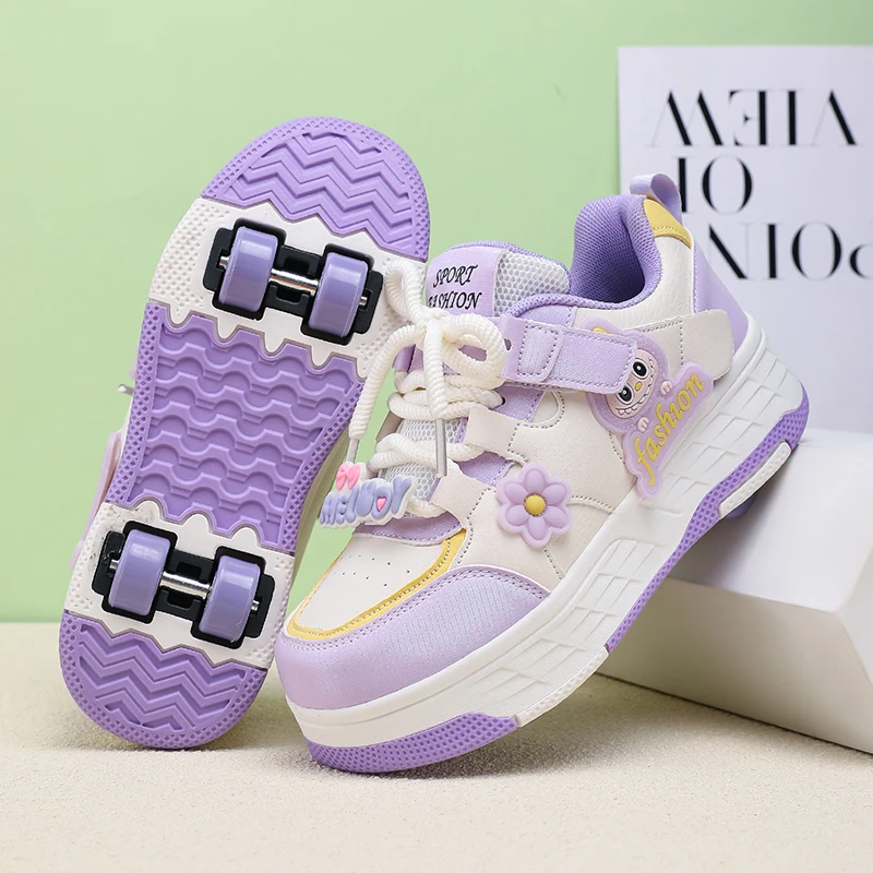 어린이용 롤러스케이트, 남아/여아용, 가죽 소재, 숨겨 - Women'S Shoes 리뷰 및 가격