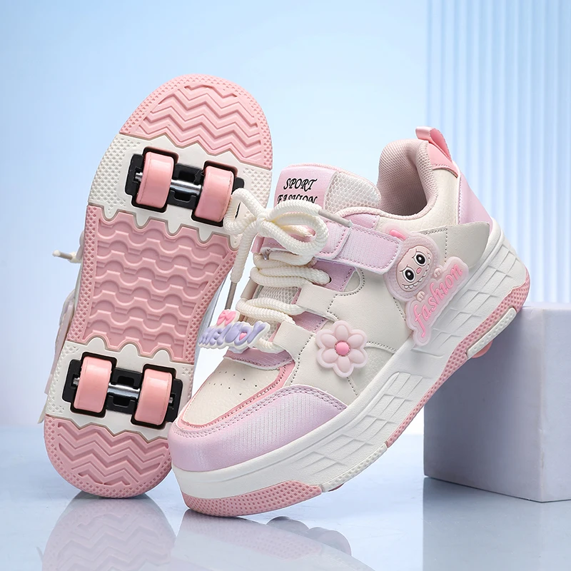 어린이용 롤러스케이트, 남아/여아용, 가죽 소재, 숨겨 - Women'S Shoes 리뷰 및 가격